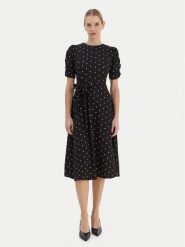 DKNY Sukienka codzienna DD1G3848 Czarny Regular Fit. Czarne sukienki DKNY, na co dzień, bez wzorów, z syntetyku, bez kołnierzyka, bez ramiączek, proste. Za 489.99 zł.