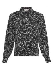 MOSS COPENHAGEN Bluzka "Jace Rhian"w kolorze czarno-białym rozmiar: M. Białe bluzki Moss Copenhagen, m, bez wzorów, bez kołnierzyka, bez ramiączek. Za 130.99 zł.