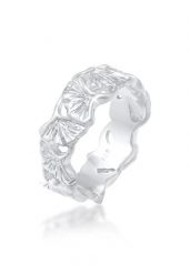Elli Damski pierścionek Ginkgo liść Tropical Summer Trend w pozłacanym srebrze 925 Sterling Silver Pierścionki 1 ct. Szare pierścionki Elli, pozłacane. Za 303.99 zł.