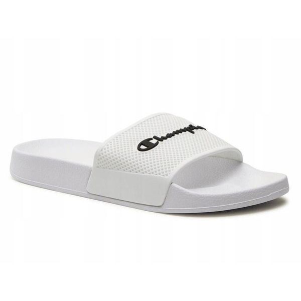 Klapki damskie Champion Daytona na basen. Białe klapki Champion, bez wzorów, bez obcasa. Za 89.00 zł.