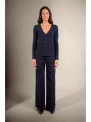 Perfect Cashmere Kaszmirowy kardigan "Chalais" w kolorze granatowym rozmiar: XXL. Niebieskie kardigany Perfect Cashmere, xxl, bez wzorów, z kaszmiru. Za 369.99 zł.