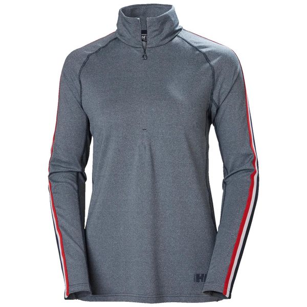 Bluza damska z zamkiem 1/2 Helly Hansen edge. Niebieskie bluzy Helly Hansen, s, bez wzorów, z elastanu, bez kaptura. Za 302.00 zł.