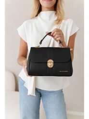 Lia Biassoni Skórzana torebka w kolorze czarnym - 27 x 19 x 13 cm rozmiar: onesize. Czarne torby na ramię Lia Biassoni, bez wzorów, z materiału, przez ramię, bez dodatków. Za 282.99 zł.