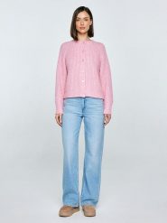 BIG STAR Kardigan w kolorze jasnoróżowym rozmiar: L/XL. Różowe kardigany Big Star, l, bez wzorów. Za 139.99 zł.