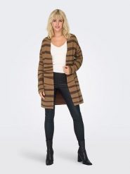 ONLY Kardigan w kolorze brązowym rozmiar: XL. Brązowe kardigany Only, xl, bez wzorów, z włókna. Za 114.44 zł.