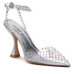 Sandały Stuart Weitzman. Sandały Stuart Weitzman, bez wzorów, bez obcasa, na słupku, bez zapięcia. Za 2,749.00 zł.