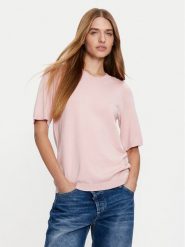 Fransa Bluzka Clia 20614192 Różowy Regular Fit. Czerwone bluzki Fransa, m, bez wzorów, z syntetyku, bez kołnierzyka, bez ramiączek. Za 119.99 zł.