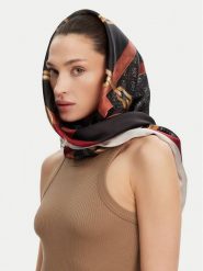 Guess Chusta AW5301 SIL03 Czarny. Czarne rękawiczki Guess, z aplikacjami, z materiału. Za 229.99 zł.