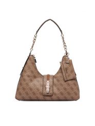 Guess Torebka Yvonne HWSG23 78010 Brązowy jasny. Brązowe torebki klasyczne Guess, z aplikacjami, ze skóry, bez dodatków. Za 544.99 zł.