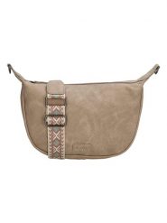 Beagles Torebka w kolorze beżowym - 28 x 18 x 8 cm rozmiar: onesize. Brązowe torby na ramię Beagles, bez wzorów, z materiału, na ramię, bez dodatków. Za 72.95 zł.