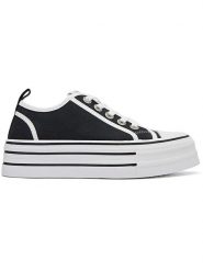 Sixth Sens Sneakersy w kolorze biało-czarnym rozmiar: 38. Białe trampki Sixth Sens, bez wzorów, bez zapięcia. Za 118.84 zł.