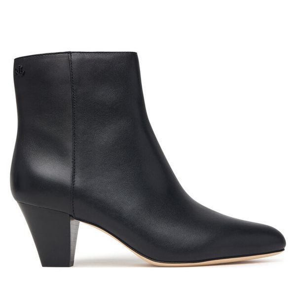 Botki LAUREN RALPH LAUREN. Czarne botki Lauren Ralph Lauren, bez wzorów, bez obcasa, na słupku, bez zapięcia. Za 1,199.00 zł.