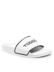 Togoshi Klapki TG-33-06-000349 Biały. Białe klapki Togoshi, bez wzorów, z tworzywa sztucznego, bez obcasa. Za 169.99 zł.