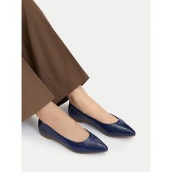 Baleriny Lasocki. Niebieskie baleriny Lasocki, bez wzorów, bez obcasa. Za 169.99 zł.