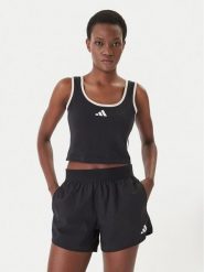 Adidas Top Stadium JY6963 Czarny Slim Fit. Czarne topy Adidas, s, bez wzorów, z bawełny, bez kołnierzyka, bez ramiączek. Za 129.99 zł.