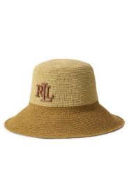 LAUREN RALPH LAUREN Kapelusz 454P14399002 Beżowy ciemny. Brązowe kapelusze Lauren Ralph Lauren, bez wzorów. Za 599.99 zł.
