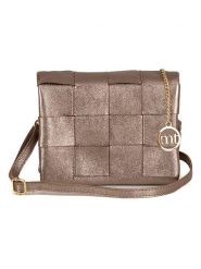 Mia Tomazzi Skórzana torebka "Empoli" w kolorze brązowym - 23 x 17 x 5 cm rozmiar: onesize. Brązowe torby na ramię Mia Tomazzi, bez wzorów, z materiału, na ramię, bez dodatków. Za 263.95 zł.