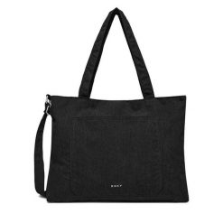 Torebka Roxy. Czarne shopper Roxy, bez wzorów, bez dodatków. Za 139.99 zł.