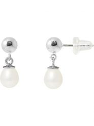 Pearline Złote kolczyki-wkrętki z perłami rozmiar: onesize. Białe kolczyki Pearline, z perłą, złote. Za 260.99 zł.