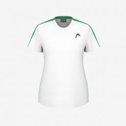 T-Shirt damski TIE-BREAK. Białe koszulki sportowe Head, bez wzorów, bez ramiączek, tenisowe. W wyprzedaży za 182.00 zł.