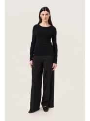 Soaked in Luxury Sweter w kolorze czarnym rozmiar: S. Czarne swetry Soaked in Luxury, s, bez wzorów, z wiskozy, bez ramiączek. Za 112.95 zł.