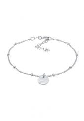 Elli Damska kulka Disc młotkowaną ze srebra próby 925 Sterling Silver Bransoletki 1 ct Damski. Szare bransoletki Elli, srebrne. Za 268.99 zł.