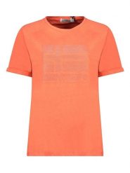 Geographical Norway Koszulka w kolorze pomarańczowym rozmiar: L. Pomarańczowe bluzki Geographical Norway, l, bez wzorów, z bawełny, bez kołnierzyka, bez ramiączek. Za 55.95 zł.