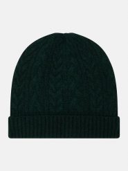AUTHENTIC CASHMERE Kaszmirowa czapka "Scott" w kolorze ciemnozielonym rozmiar: onesize. Zielone czapki AUTHENTIC CASHMERE, bez wzorów, z kaszmiru. Za 180.91 zł.