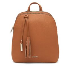 Plecak Lasocki. Brązowe plecaki Lasocki, bez wzorów. Za 189.99 zł.