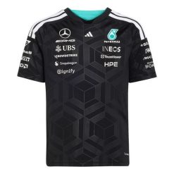 Koszulka Mercedes - Amg Petronas Formula 1 Team Driver. Czarne bluzki Adidas, bez wzorów, sportowe, bez kołnierzyka, bez ramiączek. Za 279.00 zł.