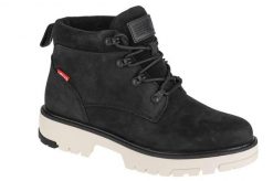 Buty trekkingowe damskie, Levi's Solvi Ankle. Czarne trekkingi Levi's®, z materiału, trekkingowe. Za 454.90 zł.
