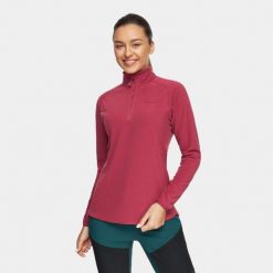 Bluza turystyczna polarowa damska 1/3 zip Alpinus Lucania Tactical. Czerwone bluzy Alpinus, xs, bez wzorów, z polaru, bez kaptura. Za 159.00 zł.