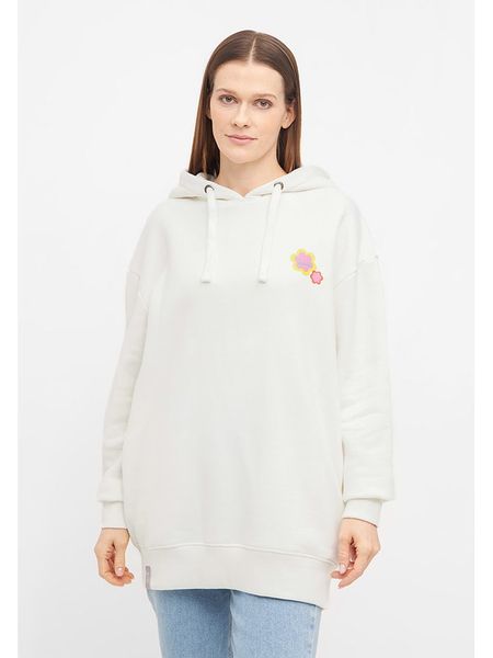 Derbe Bluza w kolorze białym rozmiar: M. Białe bluzy Derbe, m, bez wzorów, z bawełny, z kapturem. Za 159.95 zł.