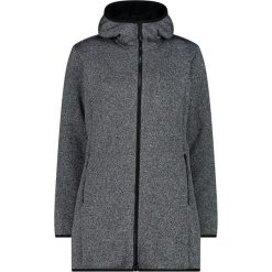 Płaszcz damski turystyczne CMP 34H2556. Szare płaszcze CMP, bez wzorów, z dzianiny, bez kaptura. Za 338.90 zł.