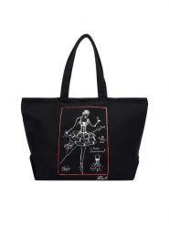 KARL LAGERFELD Torebka B3W50060 Czarny. Czarne shopper KARL LAGERFELD, bez wzorów, z materiału, bez dodatków. Za 339.99 zł.