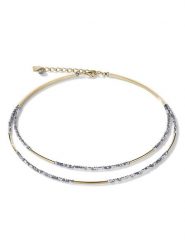 COEUR DE LION Naszyjnik - dł. 41 cm rozmiar: onesize. Szare naszyjniki COEUR DE LION, szklane. Za 387.24 zł.