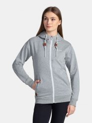 Kilpi Bluza "Bery" w kolorze szarym rozmiar: 38. Szare bluzy Kilpi, z aplikacjami, z bawełny, bez kaptura. Za 208.99 zł.