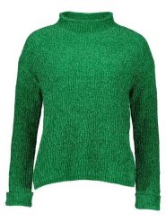 Street One Sweter w kolorze zielonym rozmiar: 42. Zielone swetry Street One, bez wzorów, bez ramiączek. Za 123.25 zł.