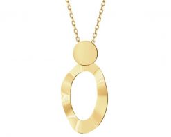 Naszyjnik srebrny. Szare naszyjniki Apart, pozłacane. Za 369.00 zł.