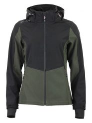 Peak Mountain Kurtka softshellowa "Acafe" w kolorze khaki rozmiar: S. Brązowe kurtki sportowe Peak Mountain, s, bez wzorów, bez kaptura, outdoorowe. Za 189.29 zł.