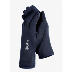 Rękawiczki polarowe Rab Power Stretch Pro Glove. Niebieskie rękawiczki RAB, bez wzorów, z polaru, sportowe. Za 119.99 zł.