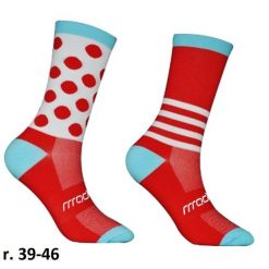 Skarpetki rowerowe unisex madani Parrot. Czerwone skarpety MADANI, bez wzorów. Za 9.99 zł.