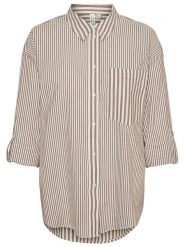 Vero Moda Koszula w kolorze biało-beżowym rozmiar: M. Białe bluzki Vero Moda, m, bez wzorów, z bawełny, bez kołnierzyka, bez ramiączek. Za 107.95 zł.