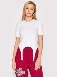 Adidas T-Shirt Always Original HF2015 Biały Tight Fit. Białe t-shirty Adidas, bez wzorów, z bawełny, bez kołnierzyka, bez ramiączek. Za 129.99 zł.