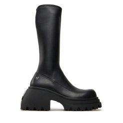 Kozaki Naked Wolfe. Czarne kozaki Naked Wolfe, bez obcasa, na słupku, bez zapięcia. Za 1,399.00 zł.