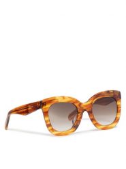 Gino Rossi Okulary przeciwsłoneczne AGG-A-605-MX-07 Brązowy. Brązowe okulary przeciwsłoneczne Gino Rossi, bez wzorów, z tworzywa sztucznego. Za 148.99 zł.