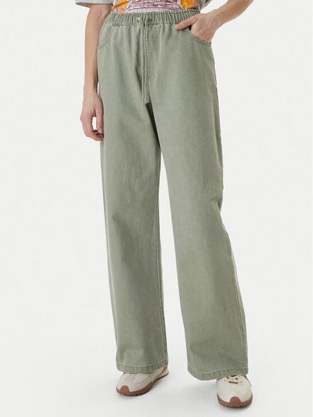 Roxy Jeansy Saltwater ERJDP03329 Zielony Loose Fit. Zielone jeansy Roxy, bez wzorów. Za 144.99 zł.