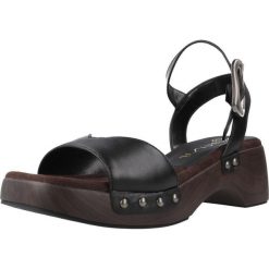 Sandały UNISA INCA GRA Czarny. Czarne sandały Unisa, bez wzorów, ze skóry, sportowe, bez obcasa, bez zapięcia. Za 351.99 zł.