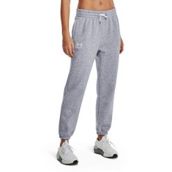 Spodnie treningowe damskie Under Armour Essential Fleece Joggers. Szare spodnie dresowe Under Armour, l, bez wzorów. Za 209.99 zł.