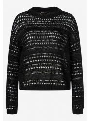 More & More Sweter w kolorze czarnym rozmiar: 34. Czarne swetry More & More, bez wzorów, z bawełny, bez ramiączek. Za 114.44 zł.